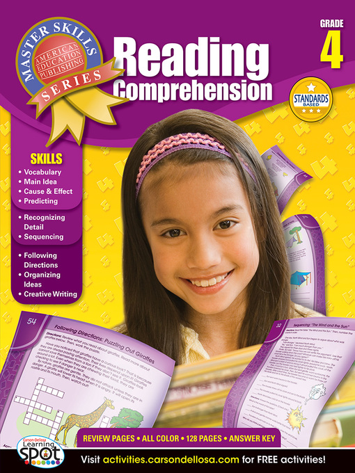 Title details for Reading Comprehension, Grade 4 by Carson Dellosa Education - Available